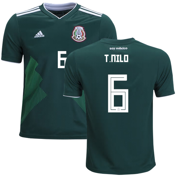 Mexico #6 T.Nilo Home Kid Soccer Country Jersey - Click Image to Close